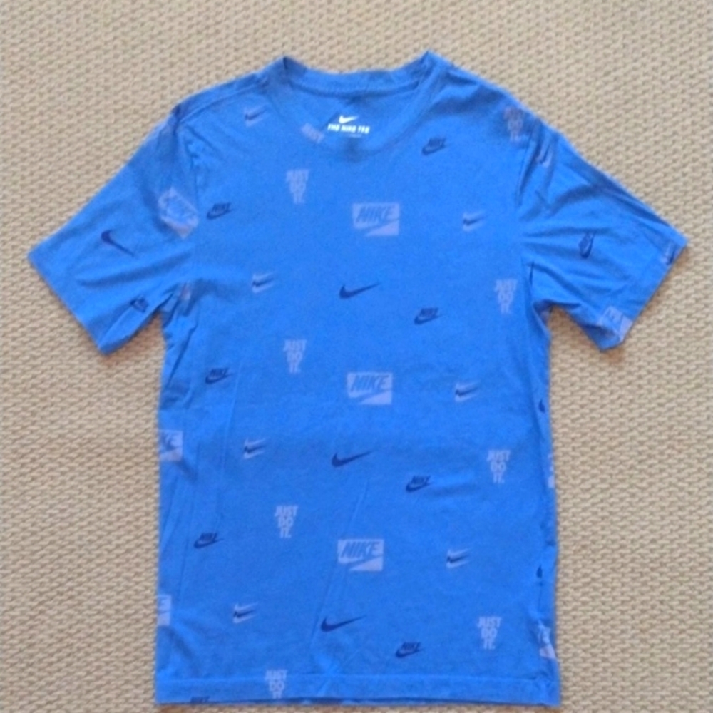 Nike The Nike Tee Men's Blue Shirt